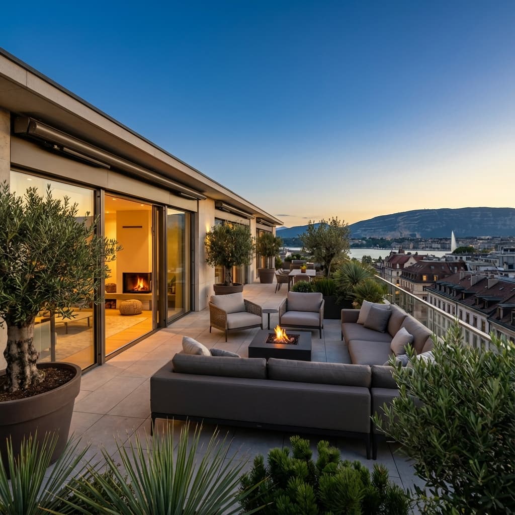 Vivre au Sommet : Le Guide des Attiques à Louer à Genève (2026)